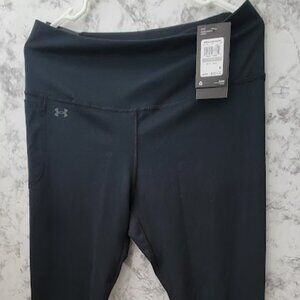 Under Armour Women's S Black Compression High Rise Full Length Leggings NEW
